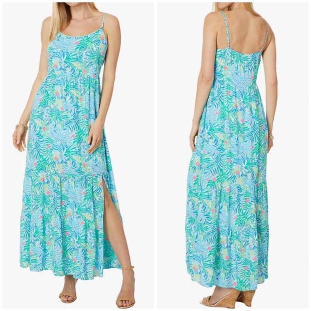 Lilly Pulitzer Teresa Maxi Dress in Multi Via Parigi [7063]